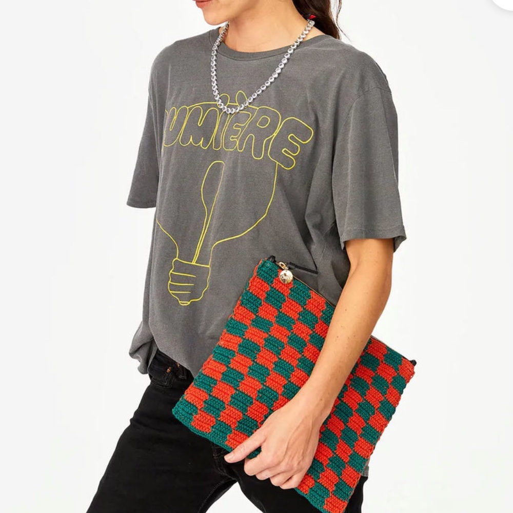 Clare V. Original Tee - Faded Black Lumiere